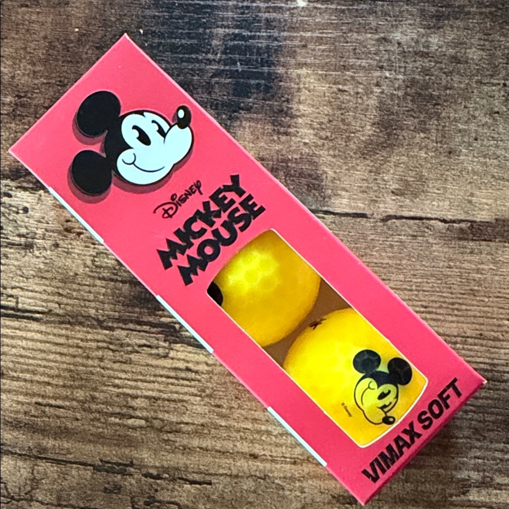 Disney Mickey Mouse Yellow Golf Balls